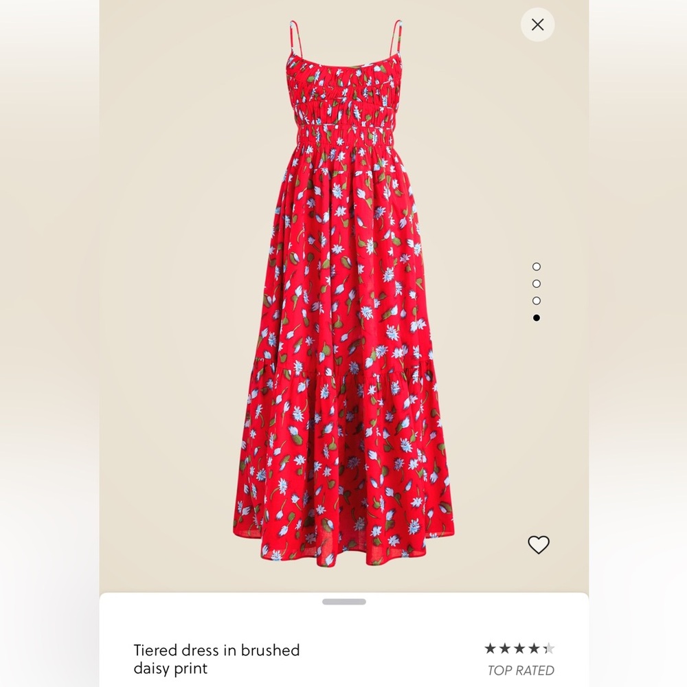 Red Floral Maxi Dress